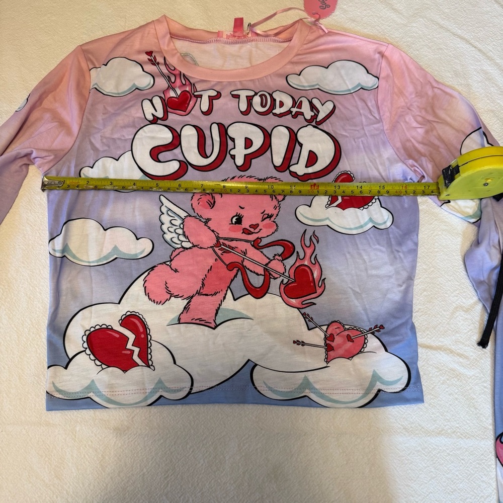 ♥️ Sugar Thrillz Heart on Fire Valentines Teddy Dolls Kill Not Today Cupid M 🧸 - Picture 3 of 13